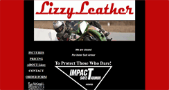 Desktop Screenshot of lizzyleather.com